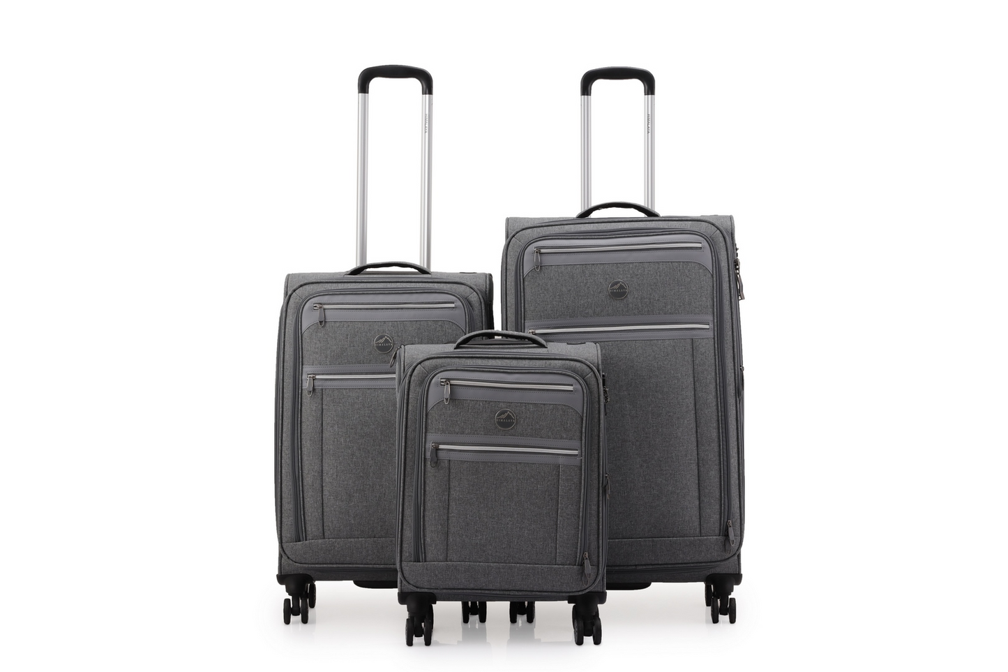 סט מזוודות פרימיום - סט 3 מזוודות מבד איכותי של המותג HIMALAYA דגם K2 SOFT