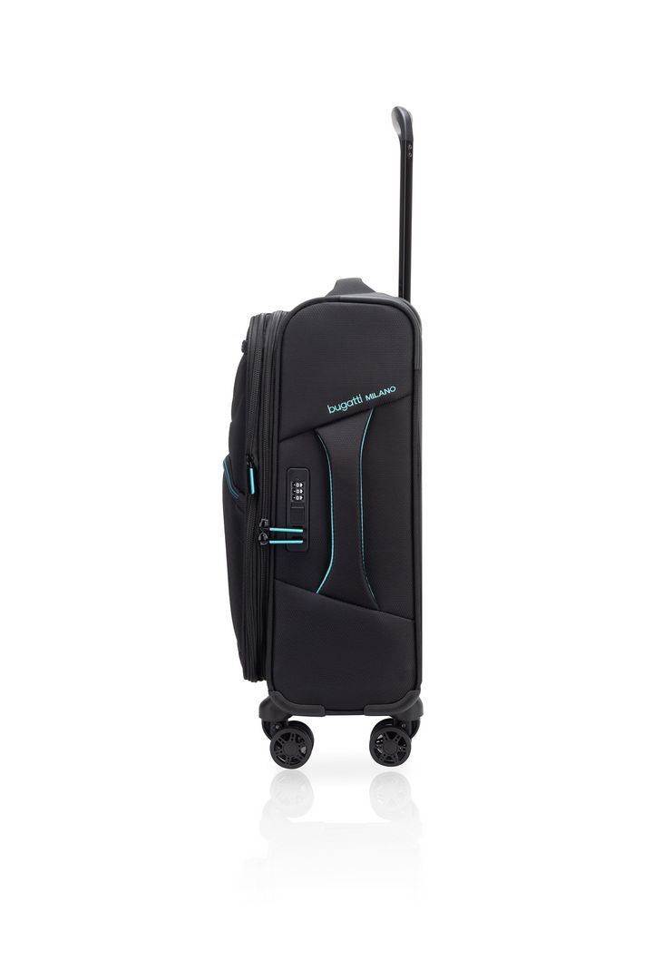 סט 3 מזוודות בד Bugatti Milano San Lorenzo