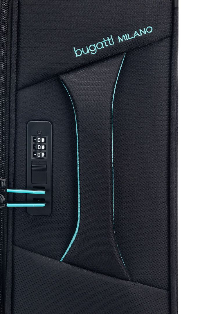 סט 3 מזוודות בד Bugatti Milano San Lorenzo