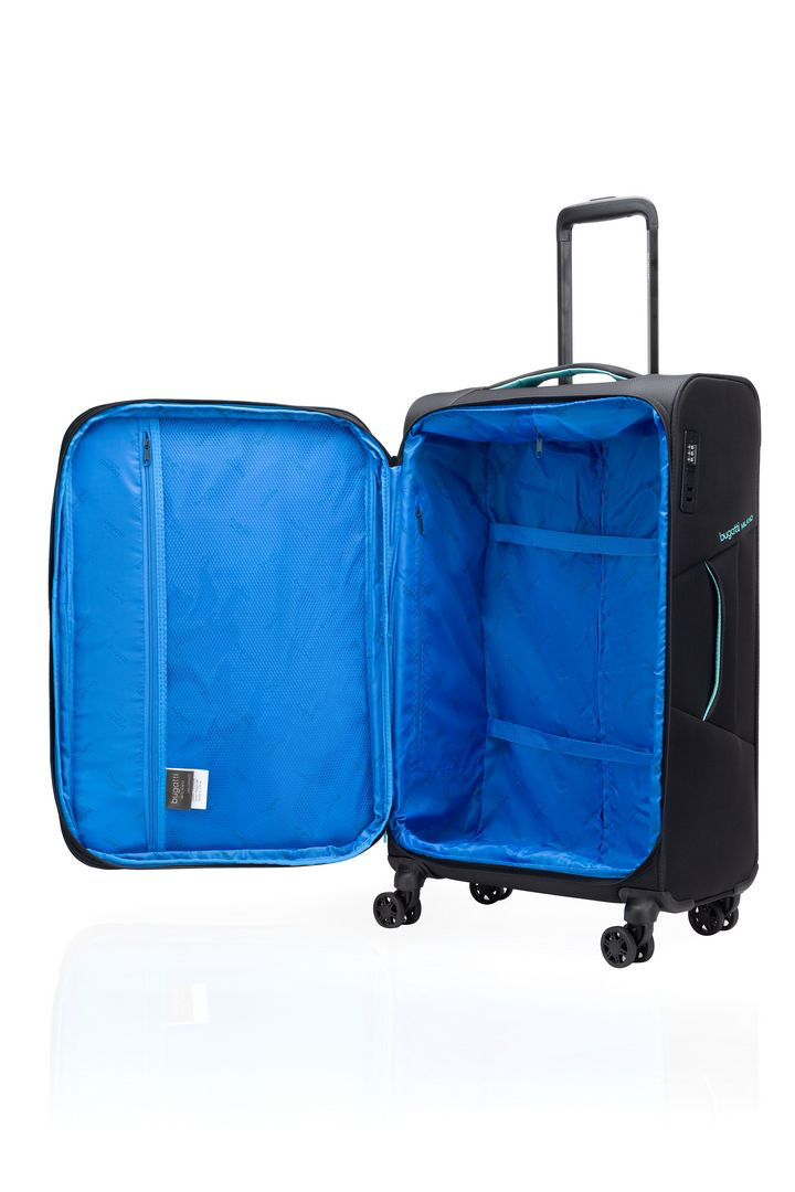 סט 3 מזוודות בד Bugatti Milano San Lorenzo