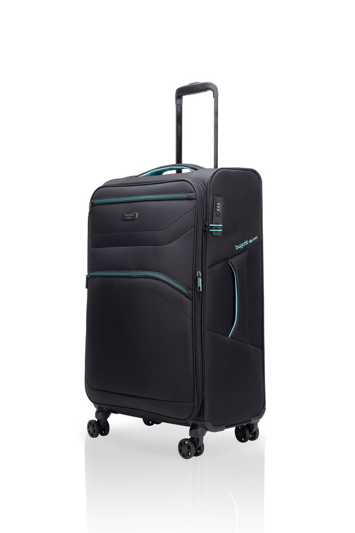 סט 3 מזוודות בד Bugatti Milano San Lorenzo