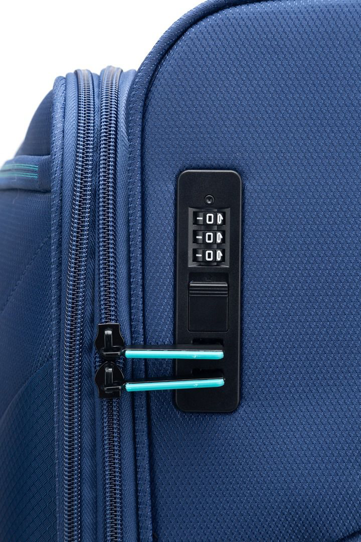 סט 3 מזוודות בד Bugatti Milano San Lorenzo