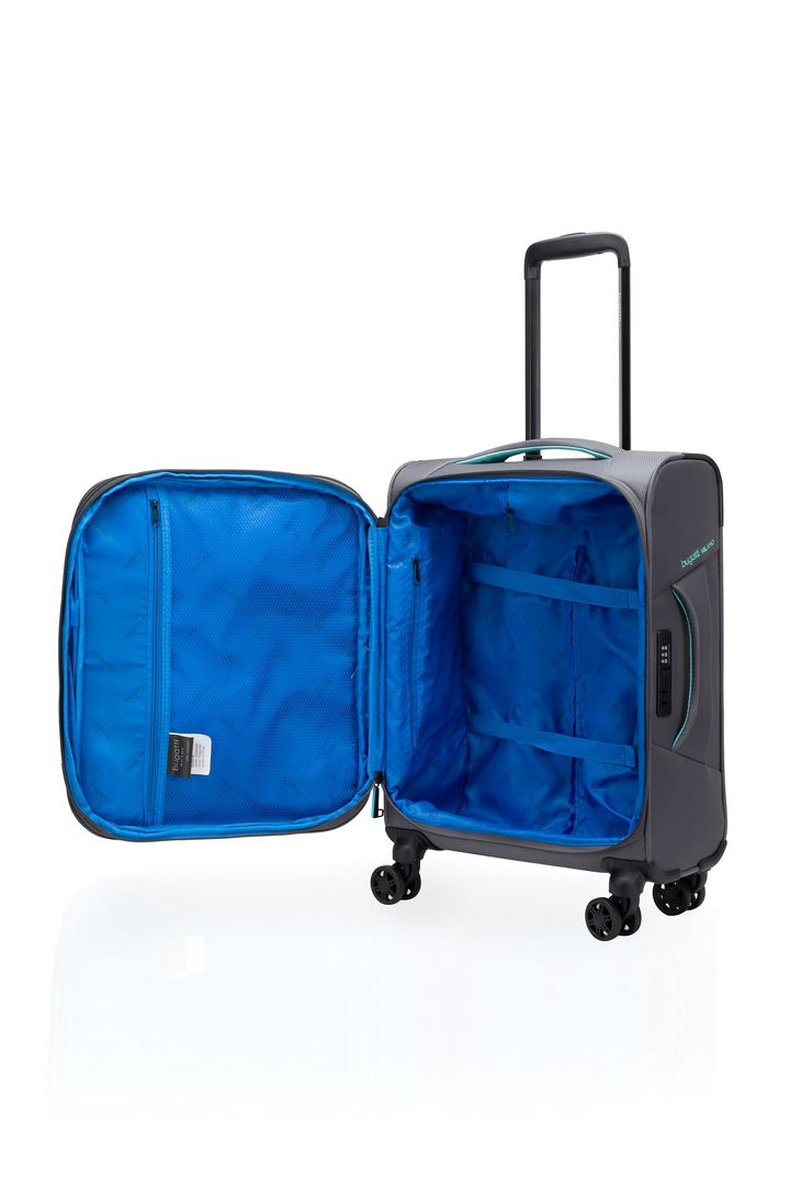 סט 3 מזוודות בד Bugatti Milano San Lorenzo