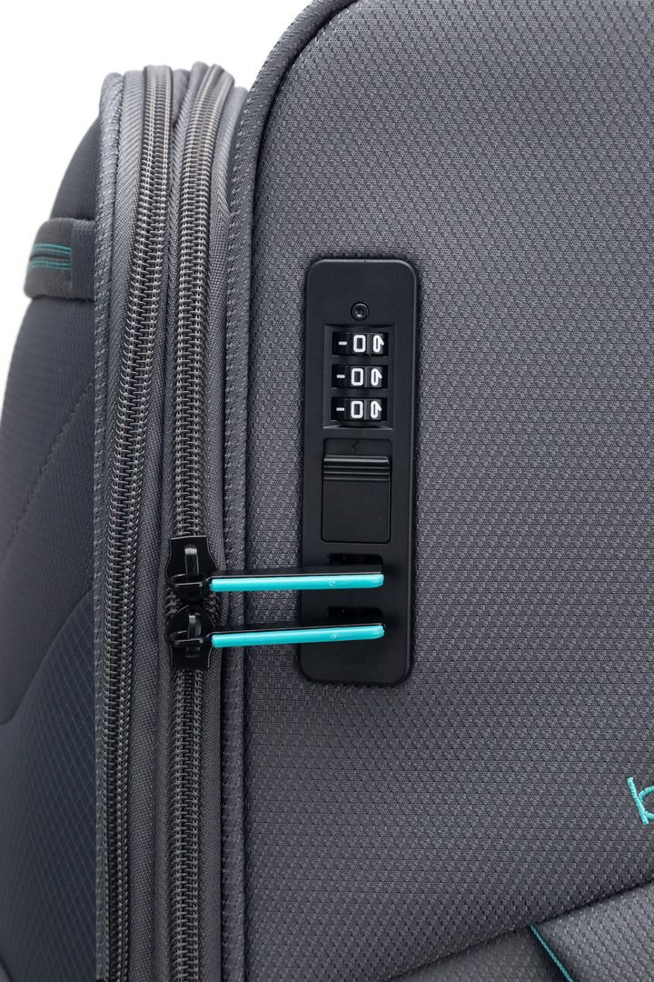 סט 3 מזוודות בד Bugatti Milano San Lorenzo