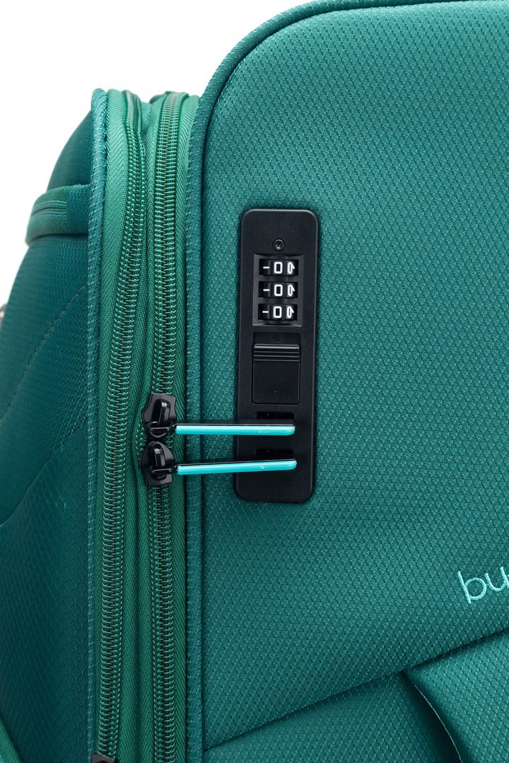 סט 3 מזוודות בד Bugatti Milano San Lorenzo