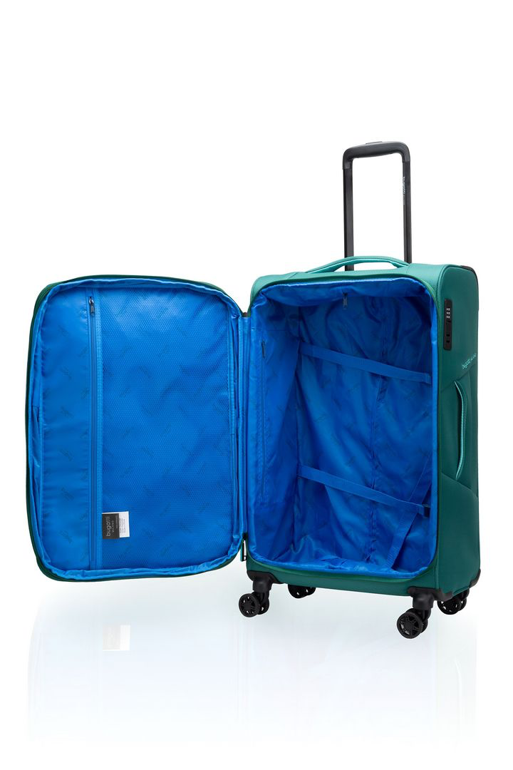 סט 3 מזוודות בד Bugatti Milano San Lorenzo