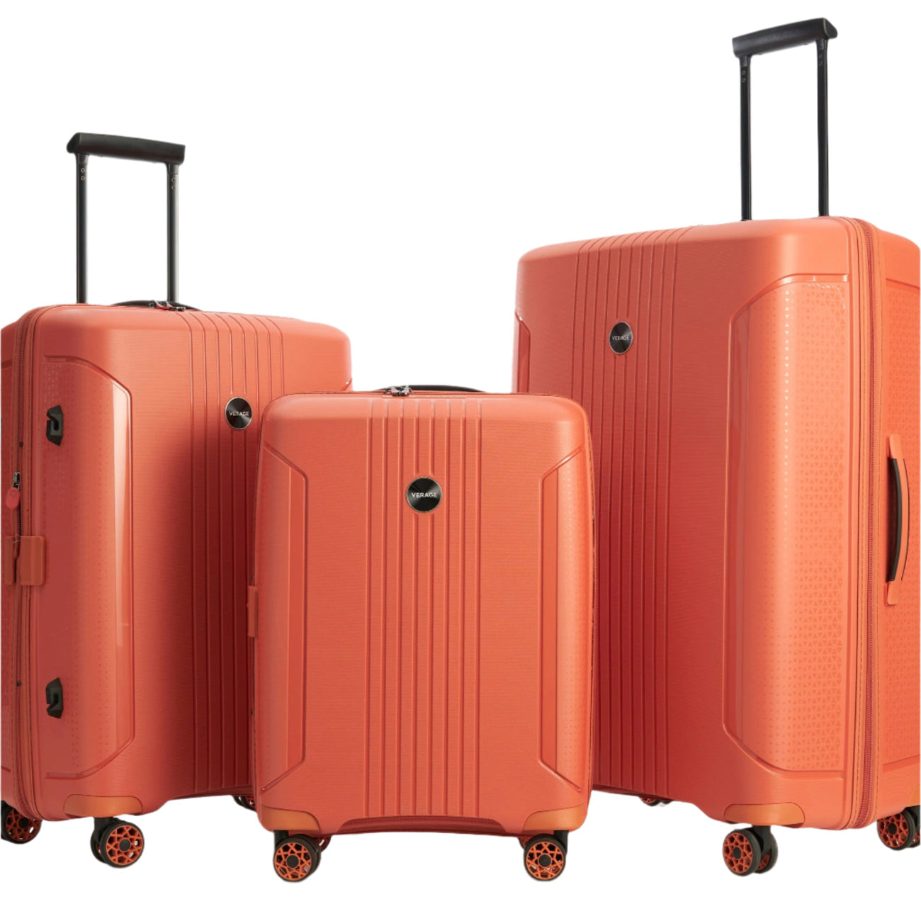 סט מזוודות קשיחות מעוצבות מסדרת הפרימיום EDINBURGH מבית היוקרה האנגלי VERAGE