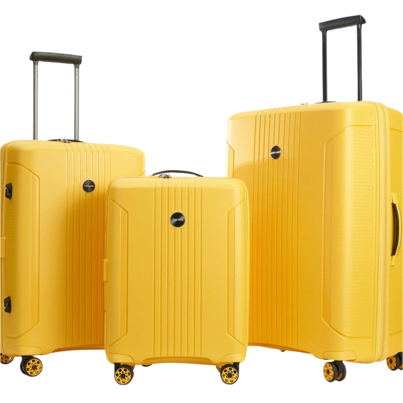 סט מזוודות קשיחות מעוצבות מסדרת הפרימיום EDINBURGH מבית היוקרה האנגלי VERAGE