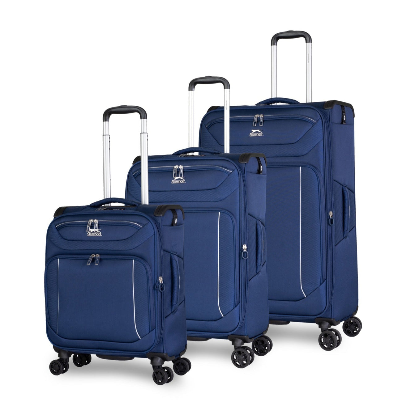 סט מזוודות בד איכותיות גדולות במיוחד דגם METRO FLUX מבית מותג היוקרה האנגלי SLAZENGER