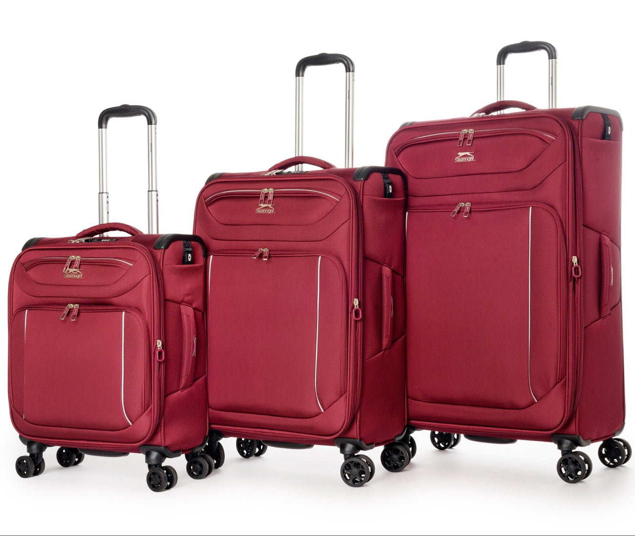 סט מזוודות בד איכותיות גדולות במיוחד דגם METRO FLUX מבית מותג היוקרה האנגלי SLAZENGER