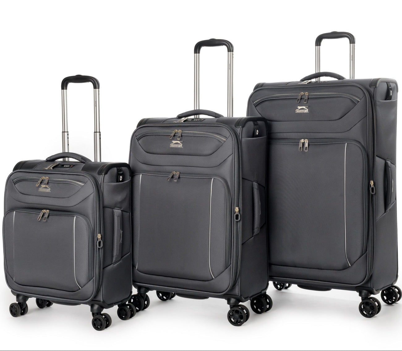 סט מזוודות בד איכותיות גדולות במיוחד דגם METRO FLUX מבית מותג היוקרה האנגלי SLAZENGER