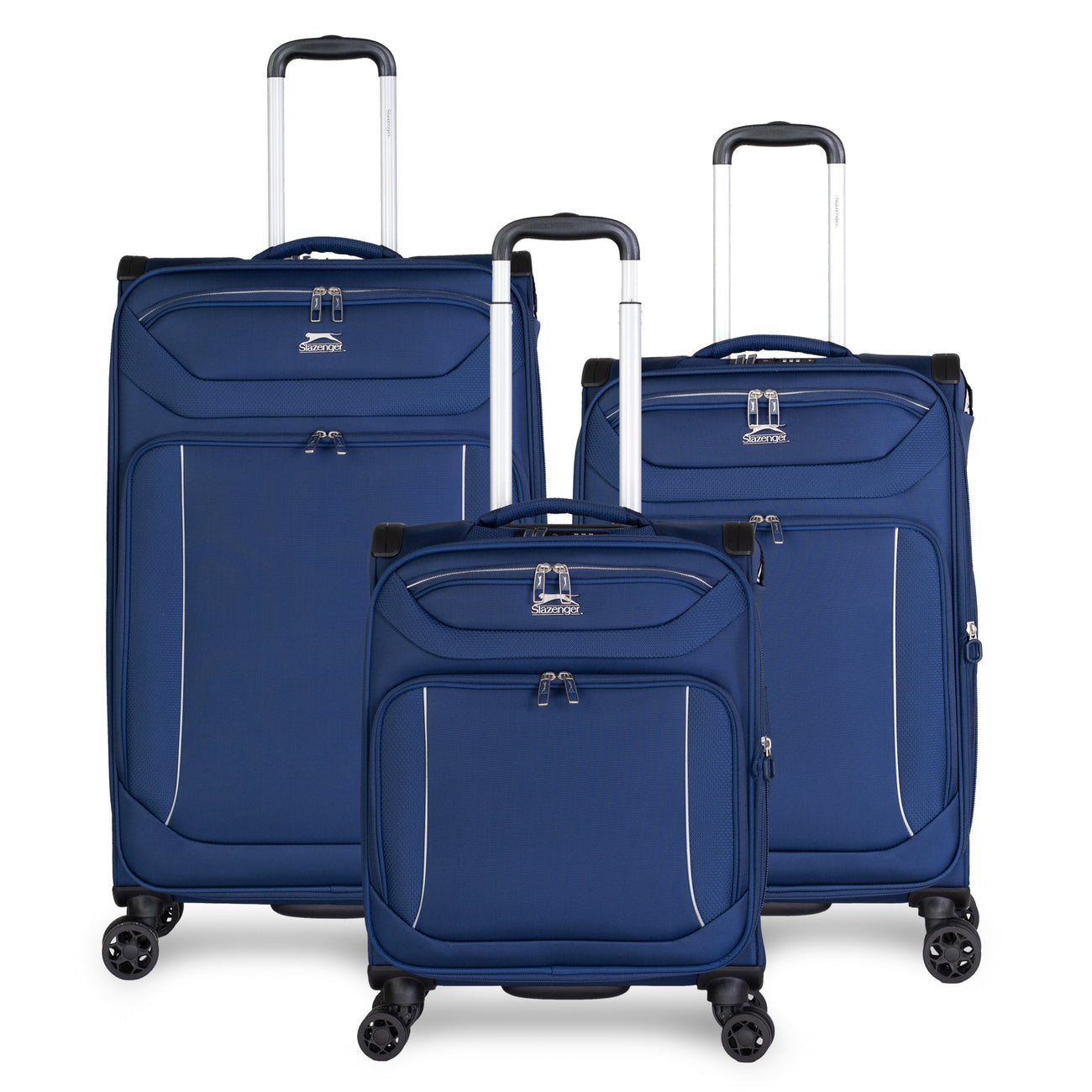 סט מזוודות בד איכותיות גדולות במיוחד דגם METRO FLUX מבית מותג היוקרה האנגלי SLAZENGER