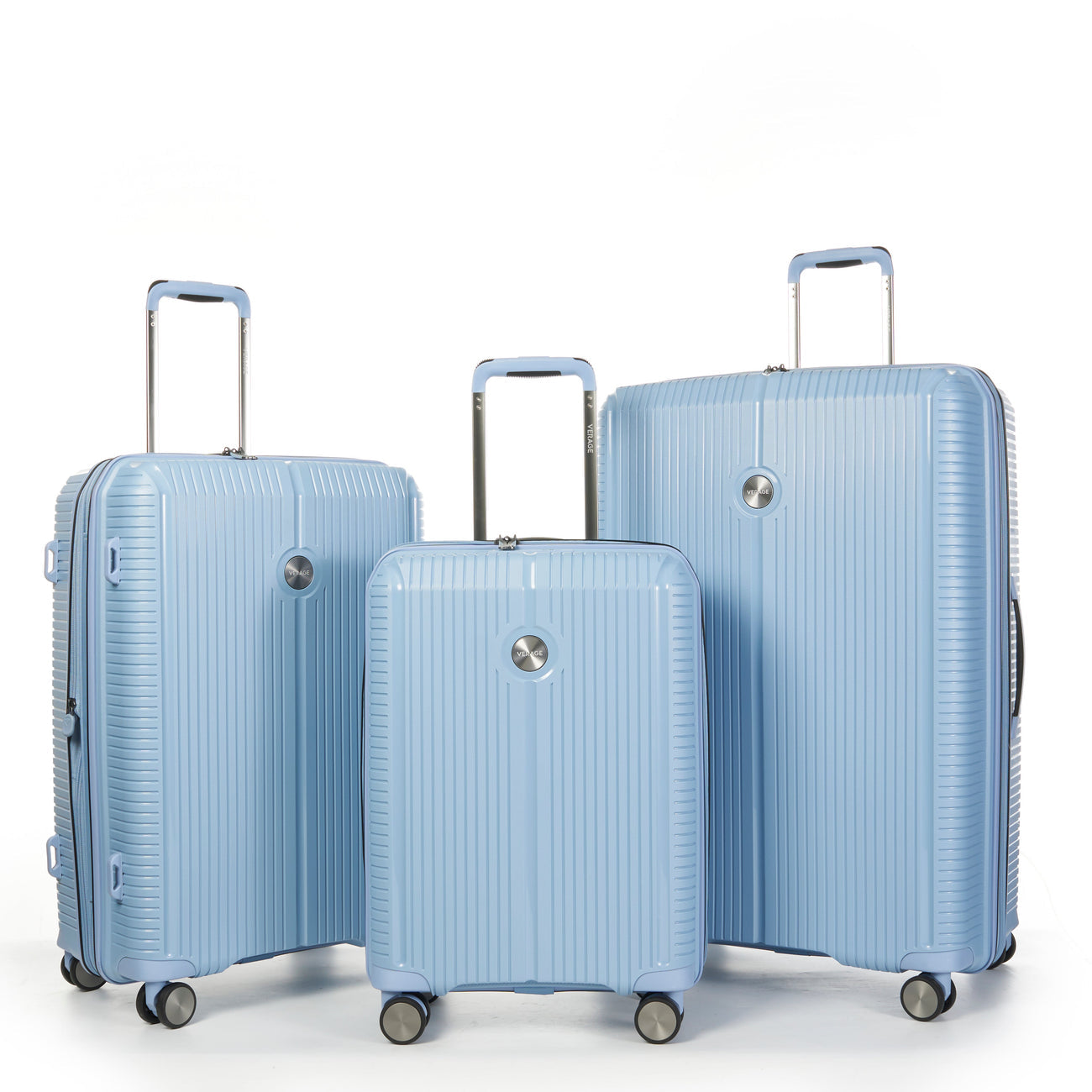 סט שלישיית מזוודות פרימיום קשיחות מהסדרה עטורת הפרסים מבית VERAGE דגם ROME