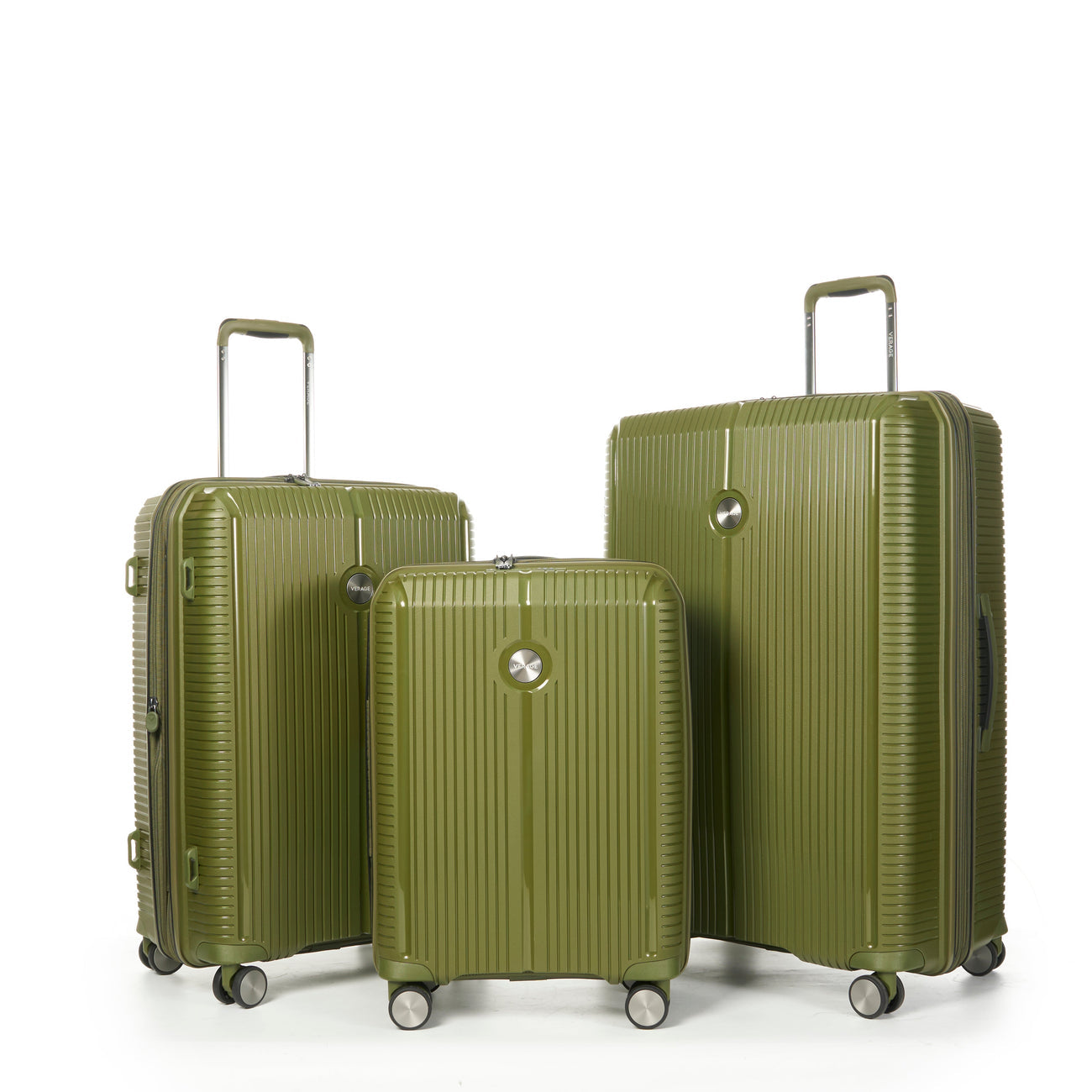 סט שלישיית מזוודות פרימיום קשיחות מהסדרה עטורת הפרסים מבית VERAGE דגם ROME