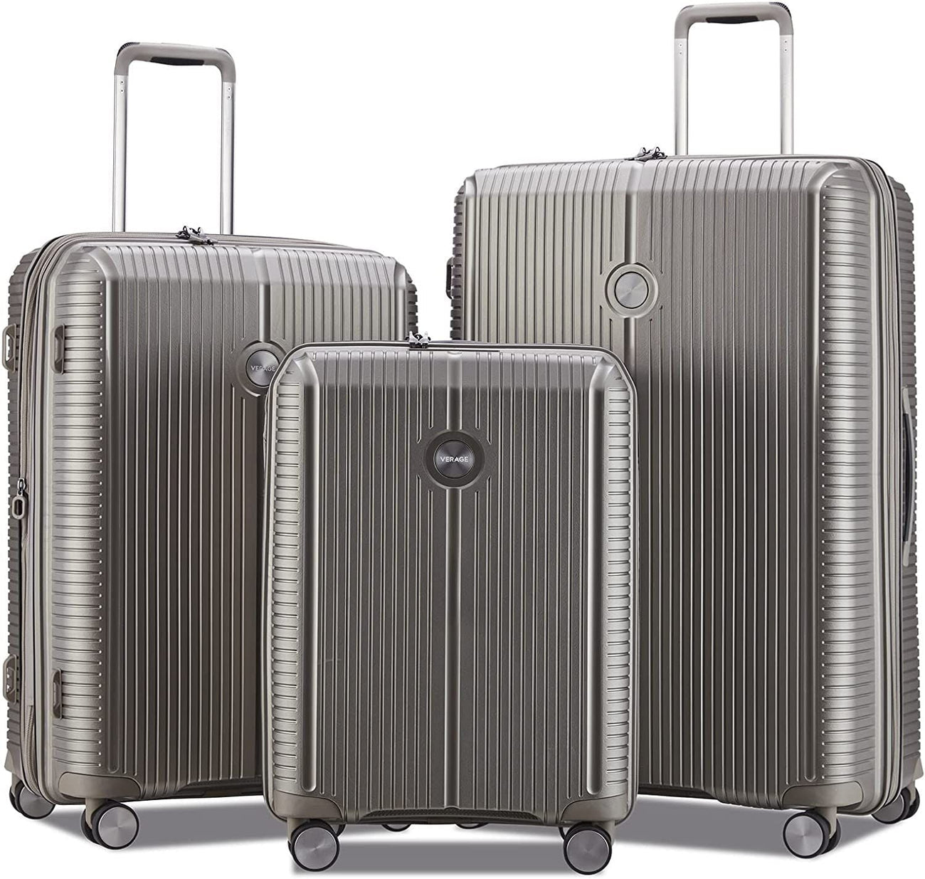 סט שלישיית מזוודות פרימיום קשיחות מהסדרה עטורת הפרסים מבית VERAGE דגם ROME
