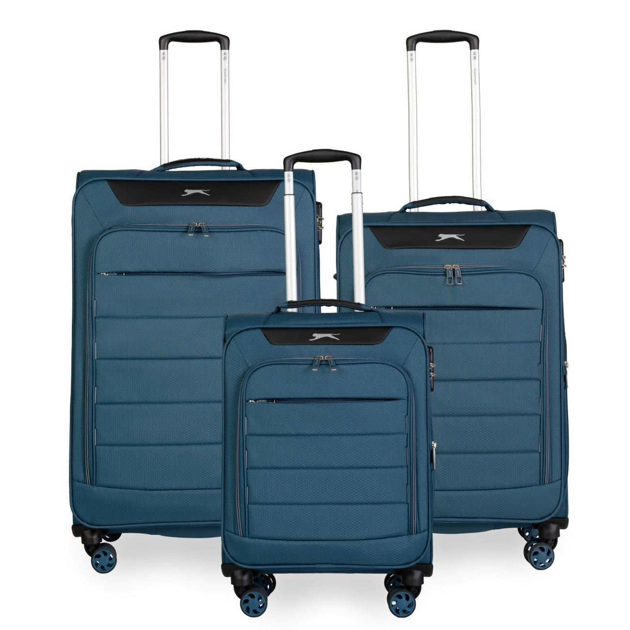 סט 3 מזוודות קלות משקל מבית מותג היוקרה SLAZENGER דגם C-LITE