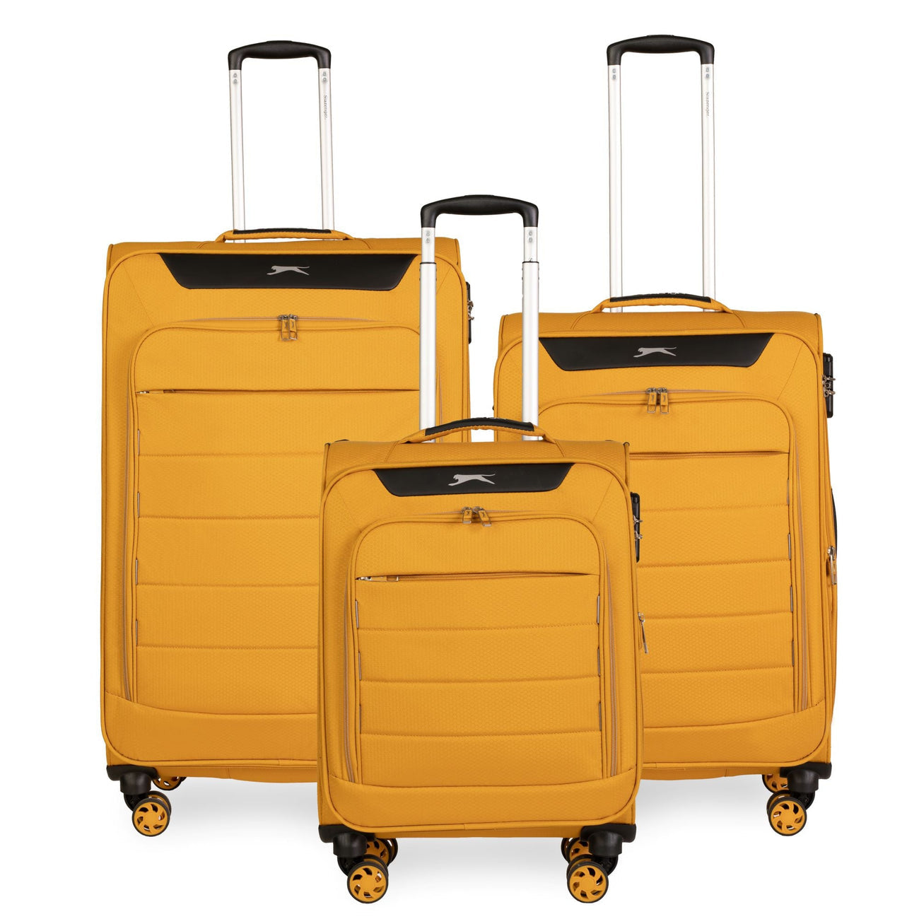 סט 3 מזוודות קלות משקל מבית מותג היוקרה SLAZENGER דגם C-LITE