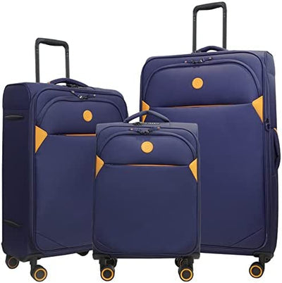 סט 3 מזוודות בד סופר-לייט קלות במיוחד דגם CAMBRIDGE מבית היוקרה VERAGE אנגליה