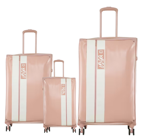 סט 3 מזוודות בד קלות ואופנתיות מבית DONNA KARAN DKNY דגם INSTINCT 408