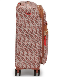 סט מזוודות בד מעוצבות ואופנתית מבית DONNA KARAN DKNY דגם SIGNATURE