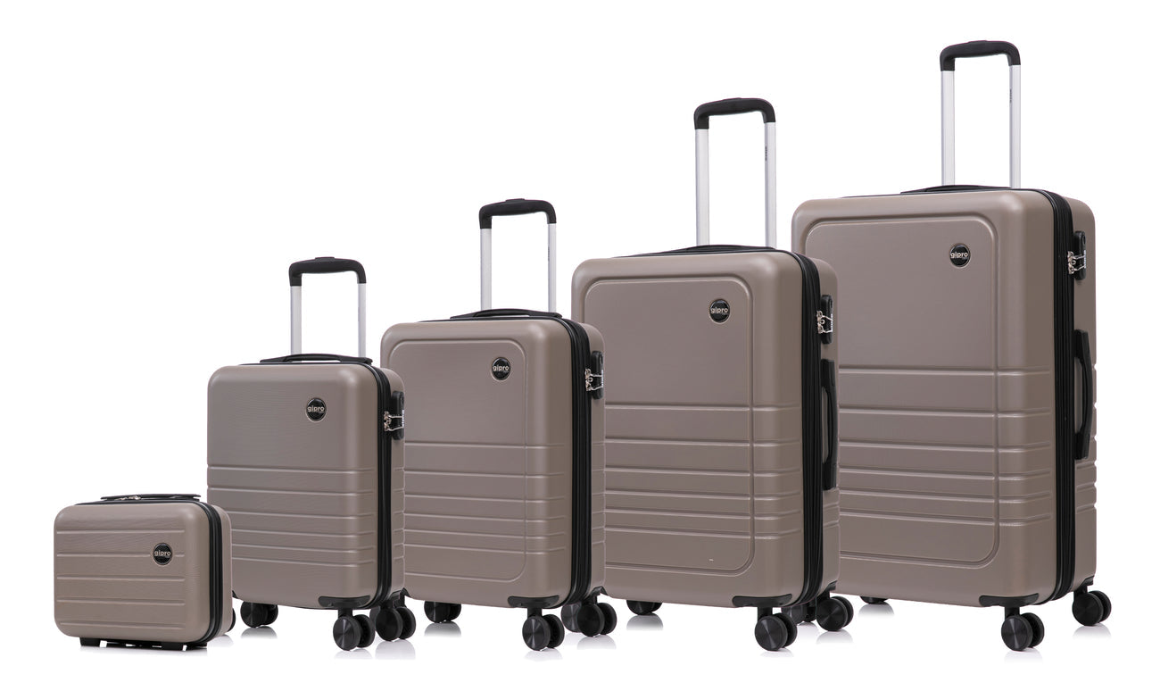 סט מזוודות קשיחות 5 חלקים דגם HORIZON מבית המותג GIPRO JAPAN