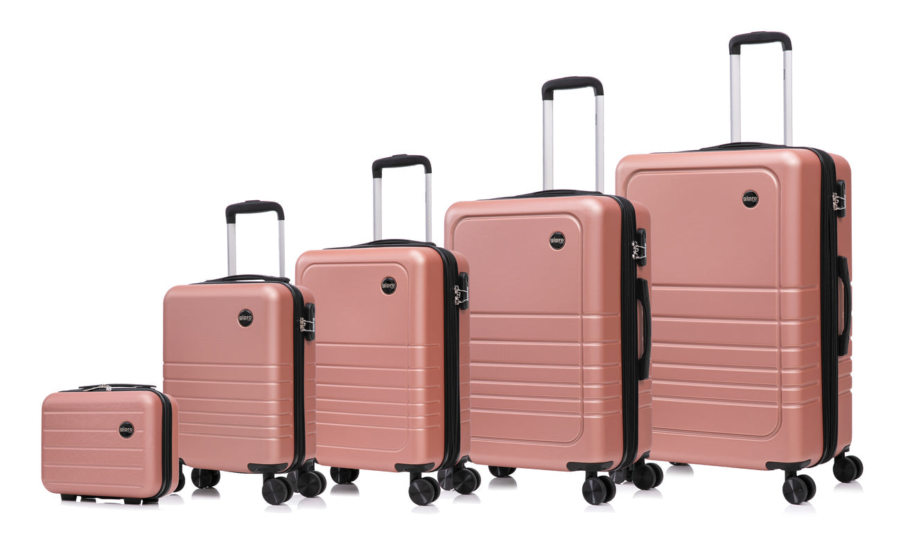 סט מזוודות קשיחות 5 חלקים דגם HORIZON מבית המותג GIPRO JAPAN