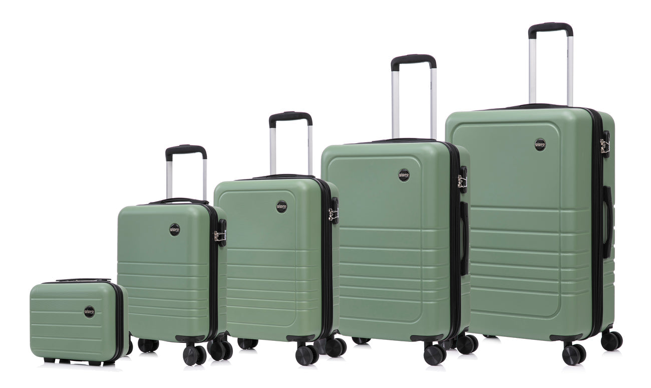 סט מזוודות קשיחות 5 חלקים דגם HORIZON מבית המותג GIPRO JAPAN