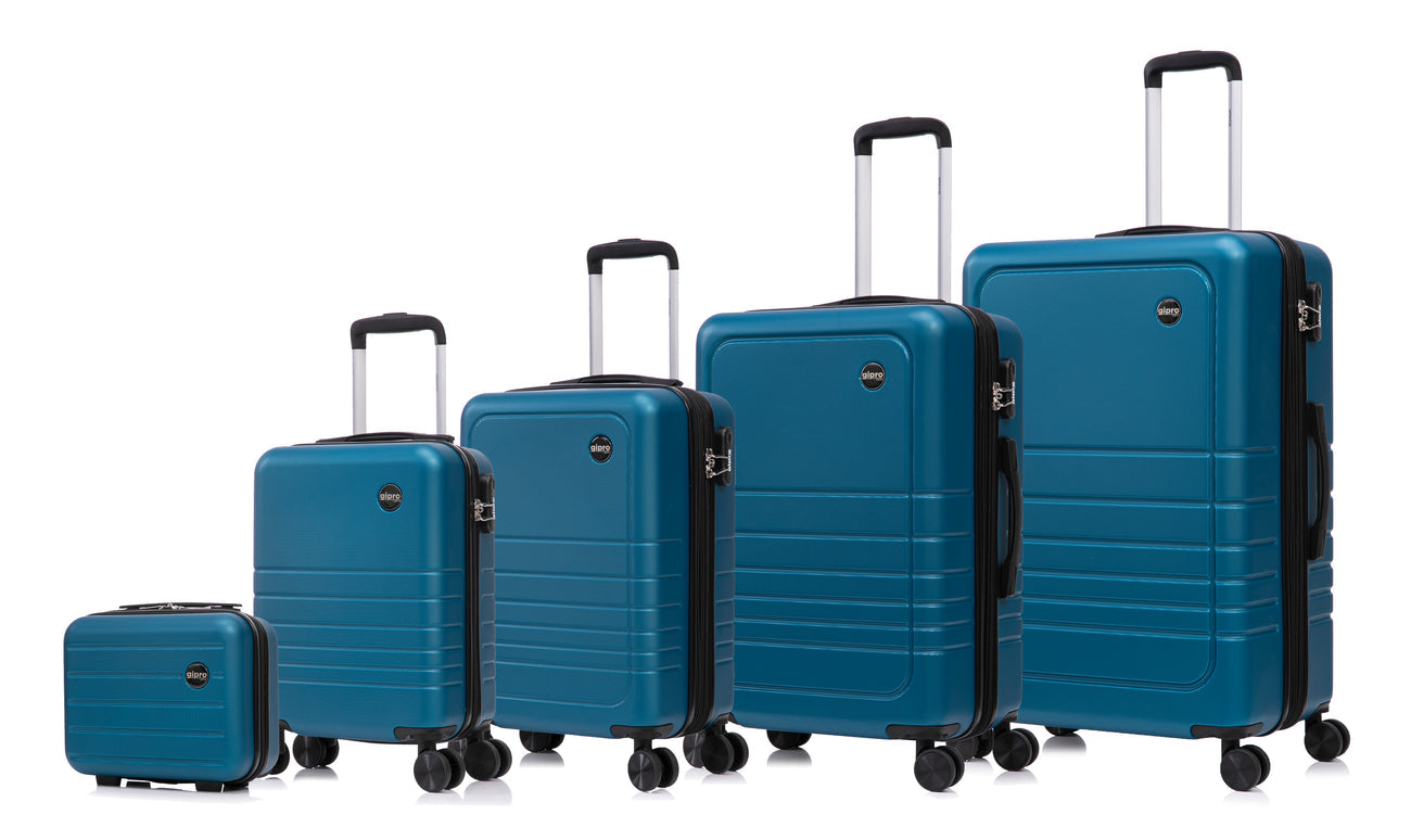 סט מזוודות קשיחות 5 חלקים דגם HORIZON מבית המותג GIPRO JAPAN