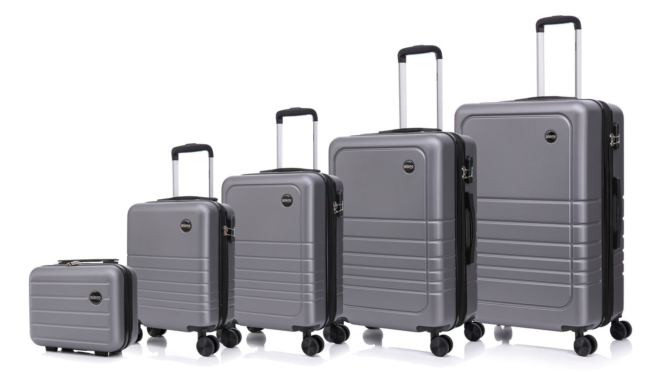 סט מזוודות קשיחות 5 חלקים דגם HORIZON מבית המותג GIPRO JAPAN