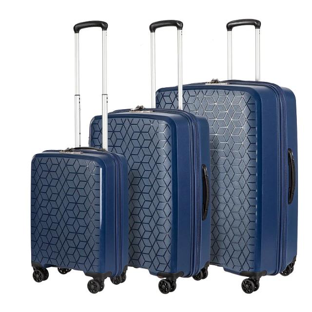 סט 3 מזוודות קשיחות מבית היוקרה VERAGE דגם DIAMOND המפואר