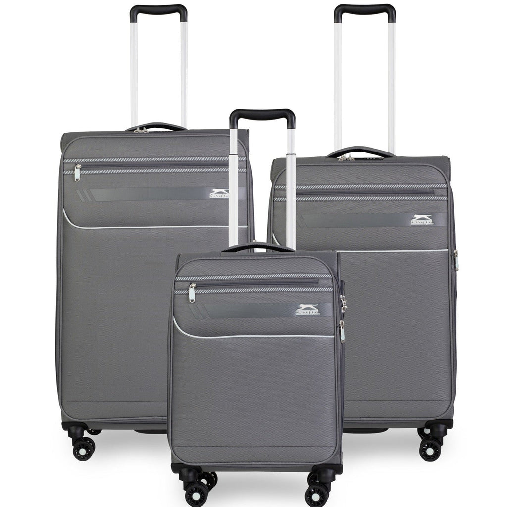 סט 3 מזוודות בד פרמיום קלות במיוחד דגם B-LITE II מבית חברת היוקרה SLAZENGER