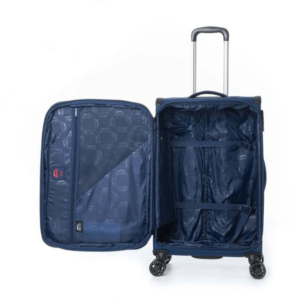 סט מזוודות בד פרמיום בגודל ענק 19"+25"+31" , של המותג SLAZENGER דגם NEW YORK II XL