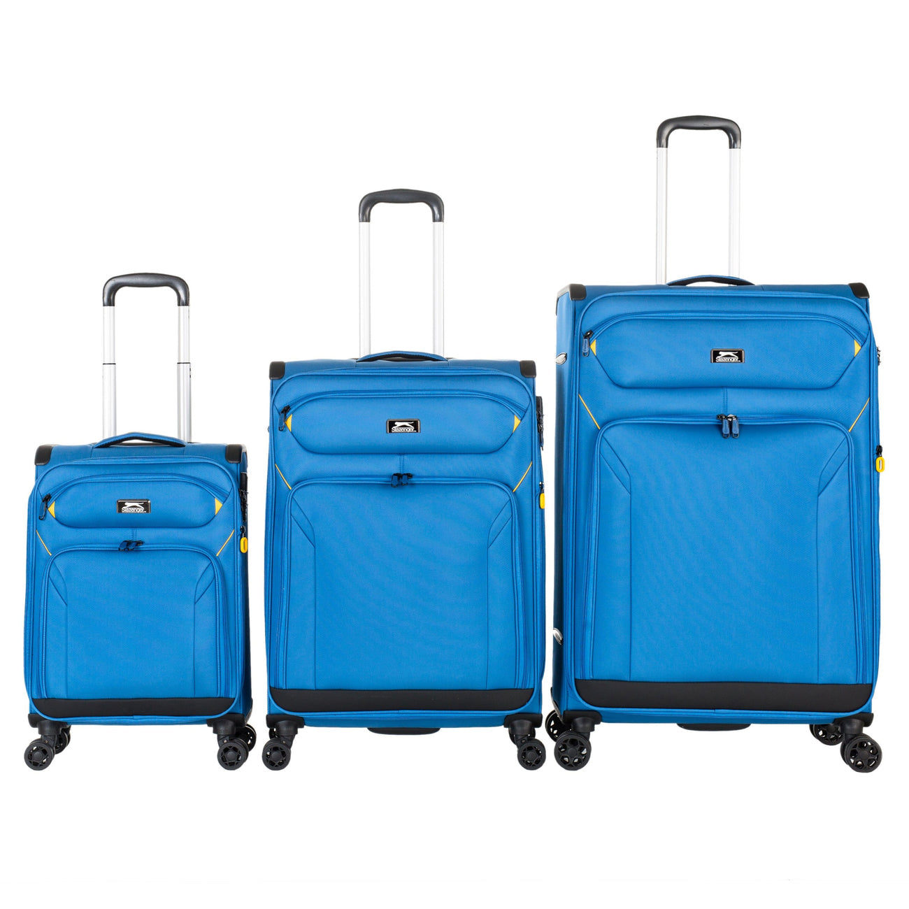 סט מזוודות בד פרמיום בגודל ענק 19"+25"+31" , של המותג SLAZENGER דגם NEW YORK II XL