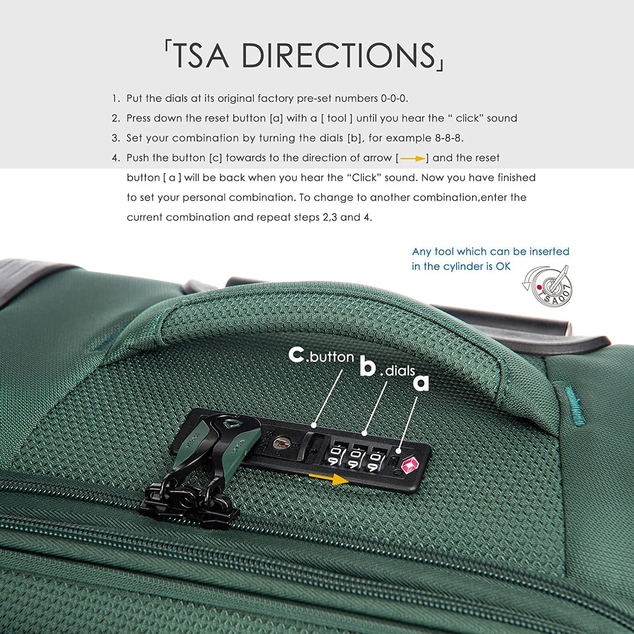 סט 3 מזוודות בד קלות במיוחד דגם TOLEDO 3 PREMIUM מבית היוקרה VERAGE אנגליה