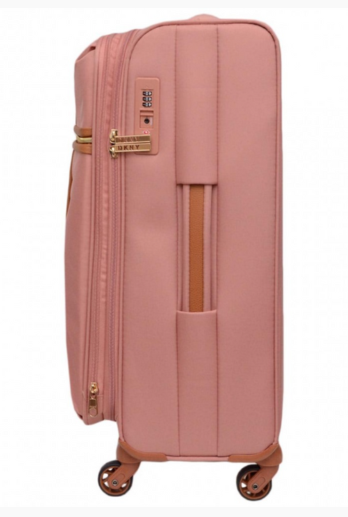 סט 3 מזוודת בד קלות ואופנתיות מבית DONNA KARAN DKNY דגם AUTOGRAPH