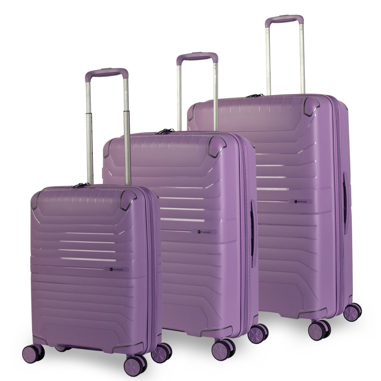 סט מזוודות קשיחות 100% פוליפרופילן אחריות נגד שבר מבית המותג האנגלי SLAZENGER דגם SPIRIT