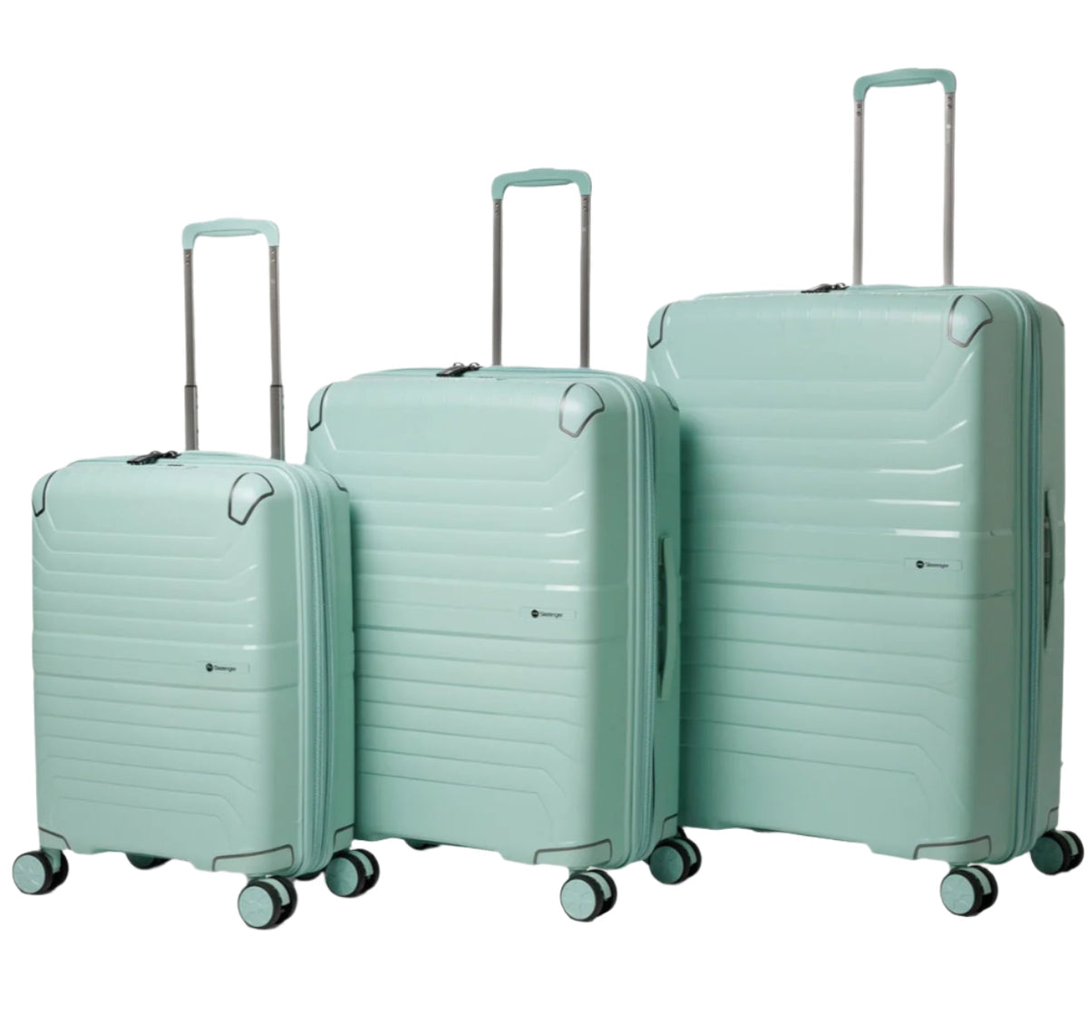 סט מזוודות קשיחות 100% פוליפרופילן אחריות נגד שבר מבית המותג האנגלי SLAZENGER דגם SPIRIT