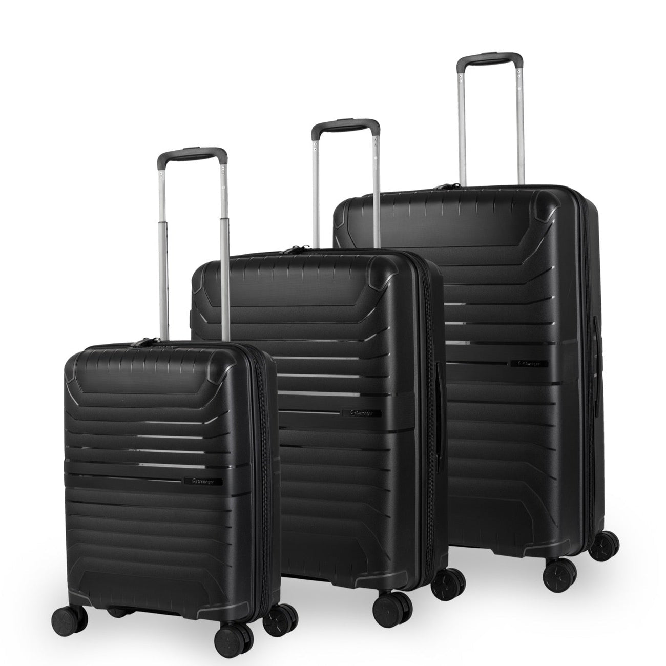 סט מזוודות קשיחות 100% פוליפרופילן אחריות נגד שבר מבית המותג האנגלי SLAZENGER דגם SPIRIT