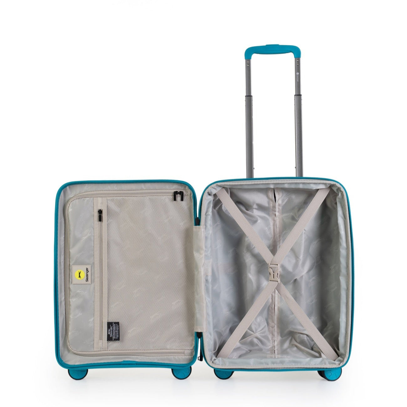 סט מזוודות קשיחות 100% פוליפרופילן אחריות נגד שבר מבית המותג האנגלי SLAZENGER דגם SPIRIT