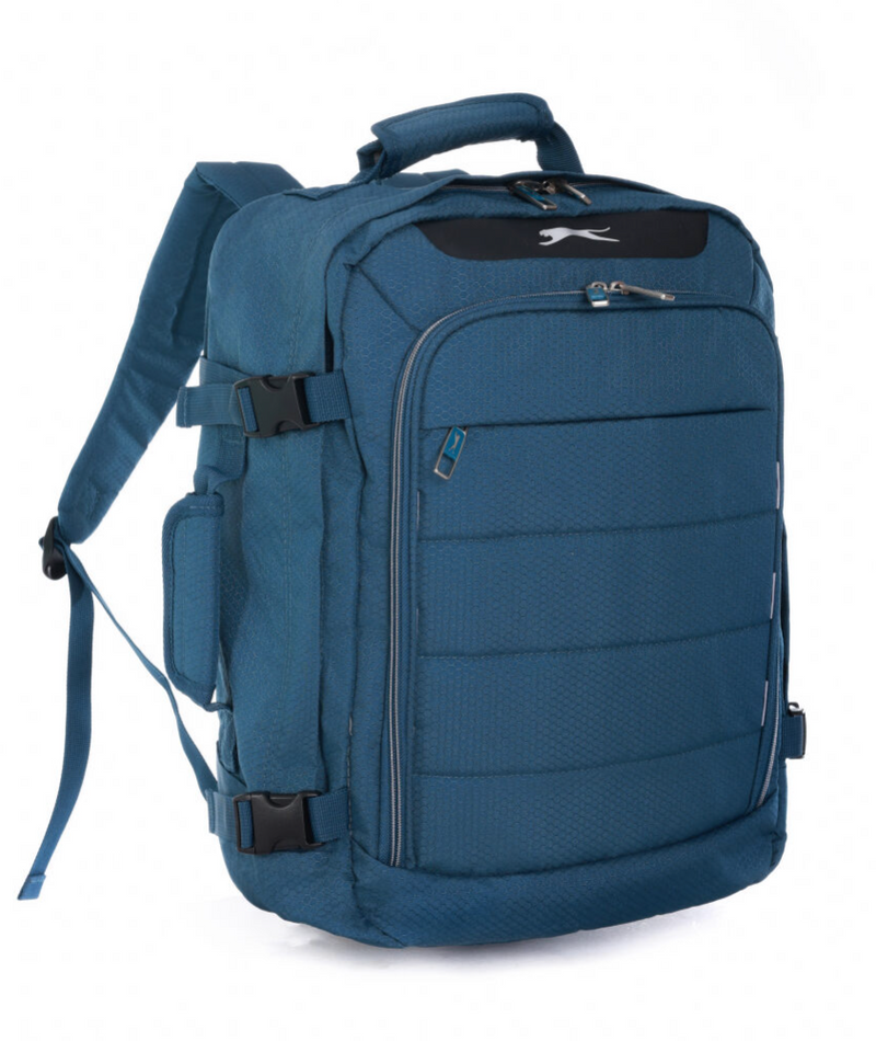 סט מזוודות בד גדולה "28, טרולי "14.5 ותיק עליה למטוס סופר לייט מבית SLAZENGER דגם C-LITE