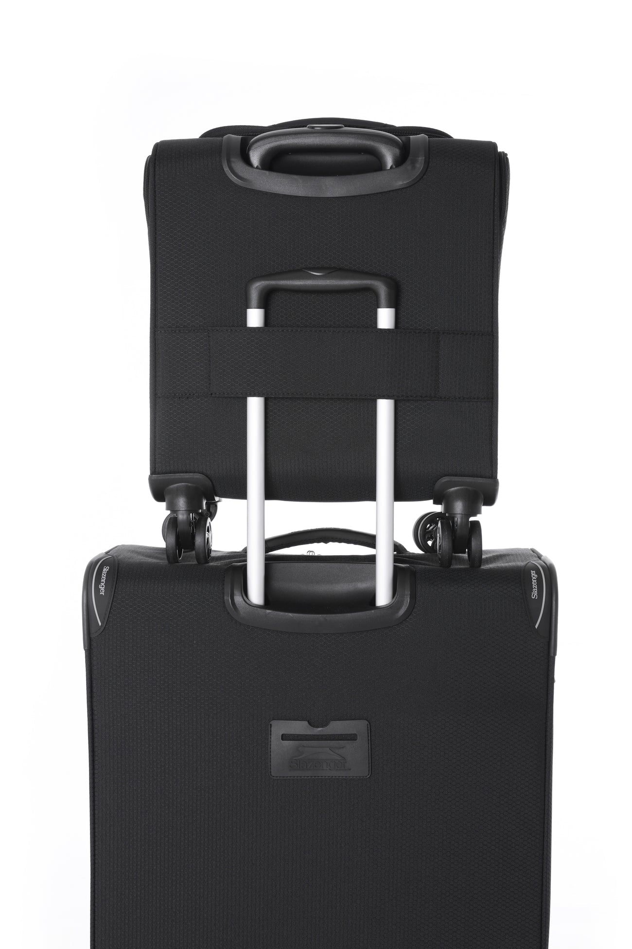 סט מזוודות בד גדולה "28, טרולי "14.5 ותיק עליה למטוס סופר לייט מבית SLAZENGER דגם C-LITE