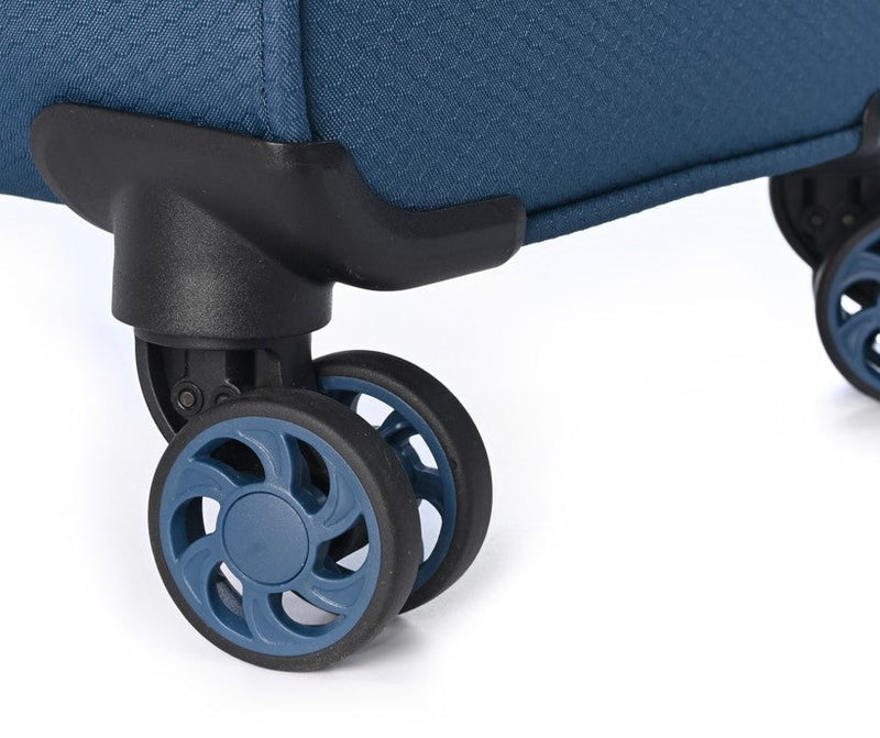 סט מזוודות בד גדולה "28, טרולי "14.5 ותיק עליה למטוס סופר לייט מבית SLAZENGER דגם C-LITE