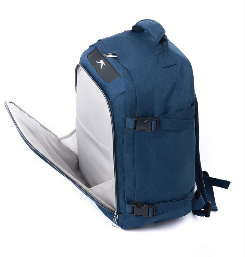 סט מזוודות בד גדולה "28, טרולי "14.5 ותיק עליה למטוס סופר לייט מבית SLAZENGER דגם C-LITE