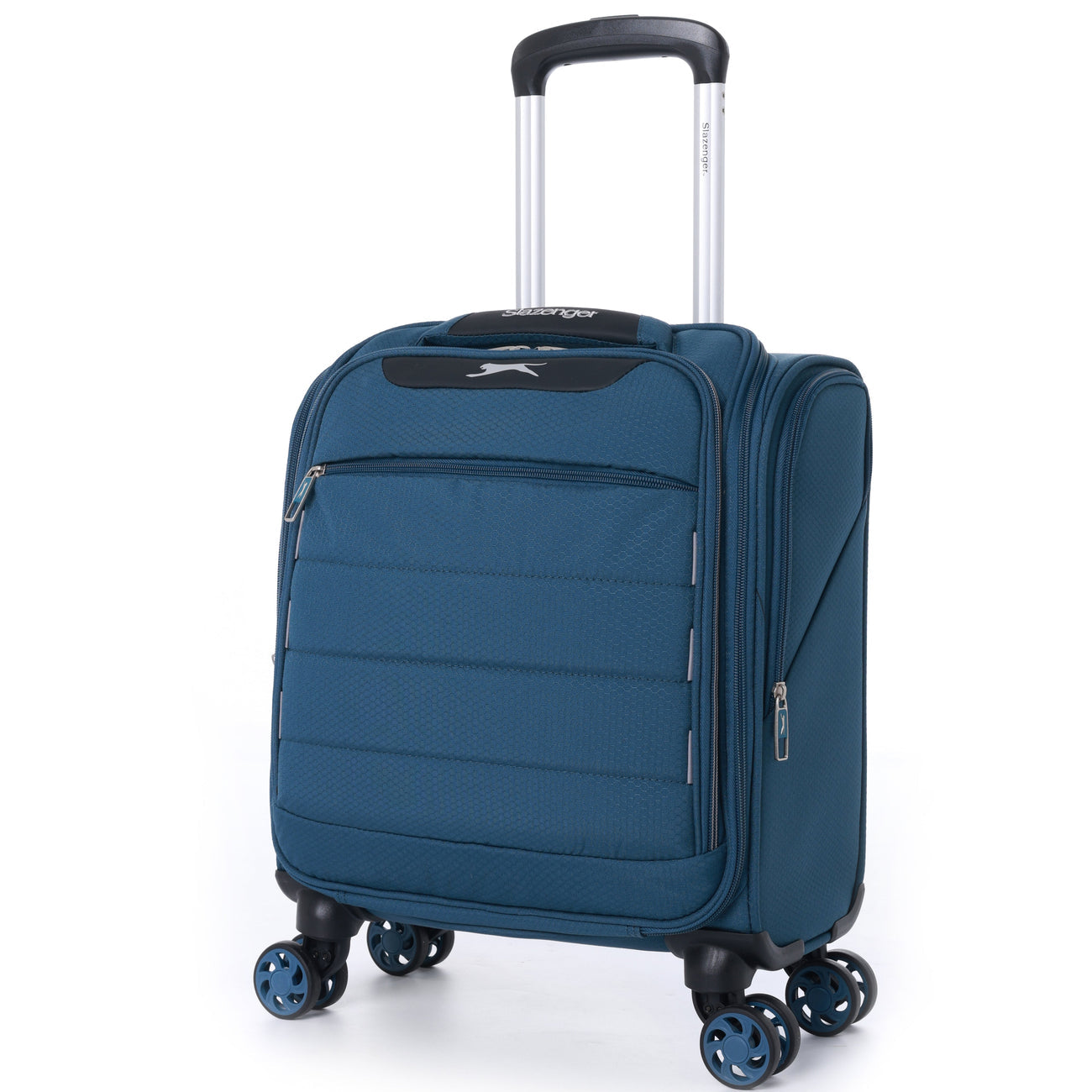 סט מזוודת בד גדולה 28", טרולי 14.5" ותיק עלייה למטוס מסדרת C-Lite מבית SLAZENGER