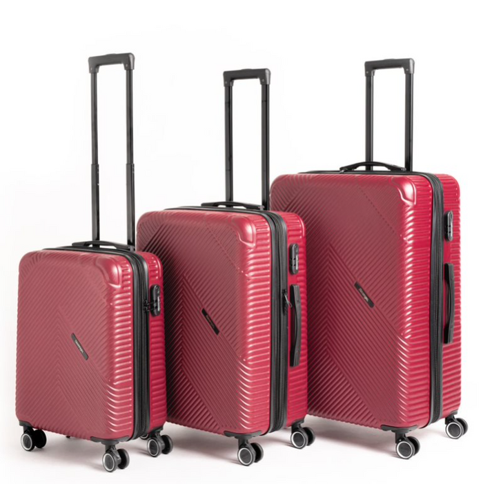 סט 3 מזוודות קשיחות מבית SLAZENGER דגם SILVERSTONE