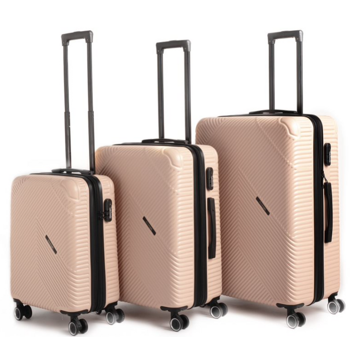 סט 3 מזוודות קשיחות מבית SLAZENGER דגם SILVERSTONE