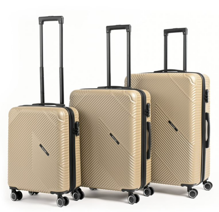 סט 3 מזוודות קשיחות מבית SLAZENGER דגם SILVERSTONE