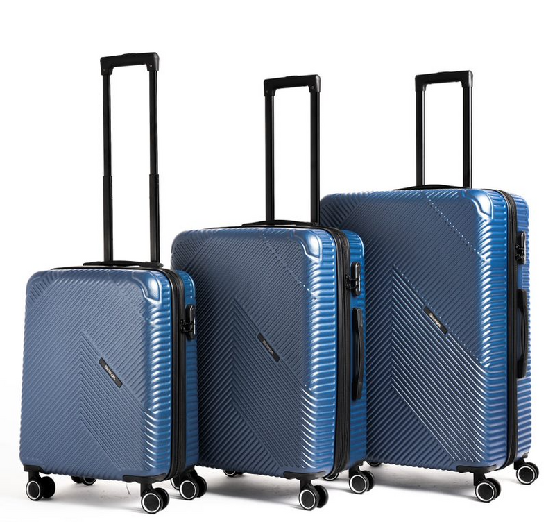 סט 3 מזוודות קשיחות מבית SLAZENGER דגם SILVERSTONE