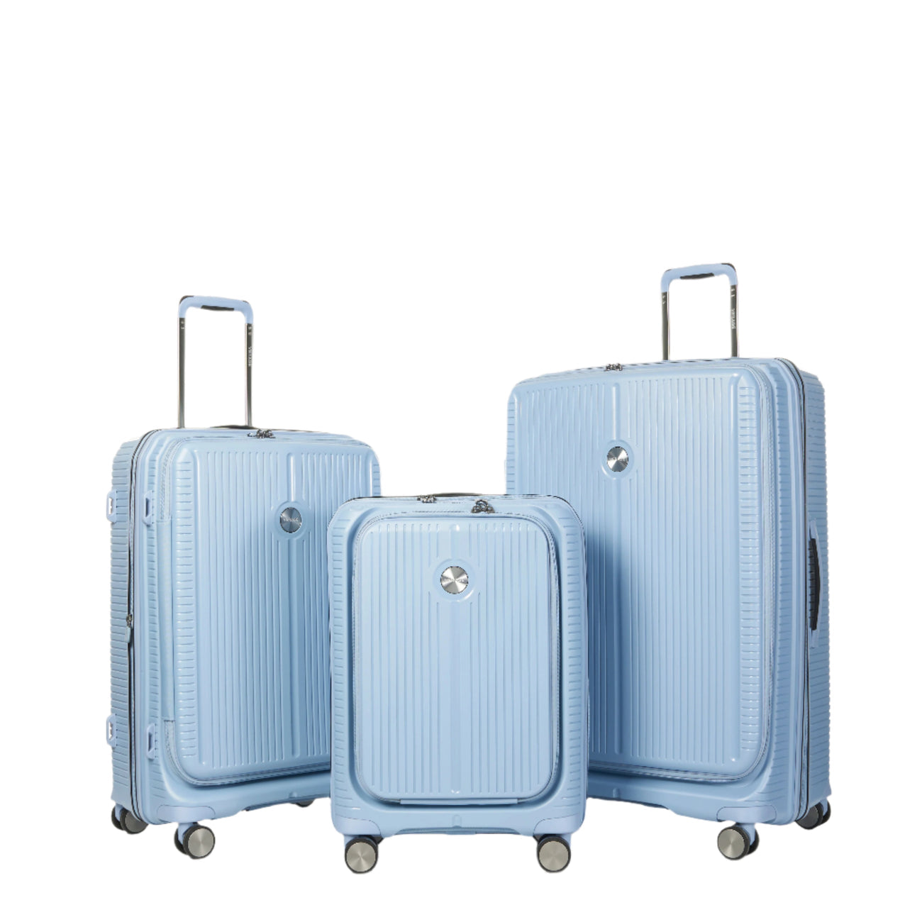 סט שלישיית מזוודות יוקרה קשיחות מהסדרה עטורת הפרסים מבית VERAGE דגם ROME MONTI