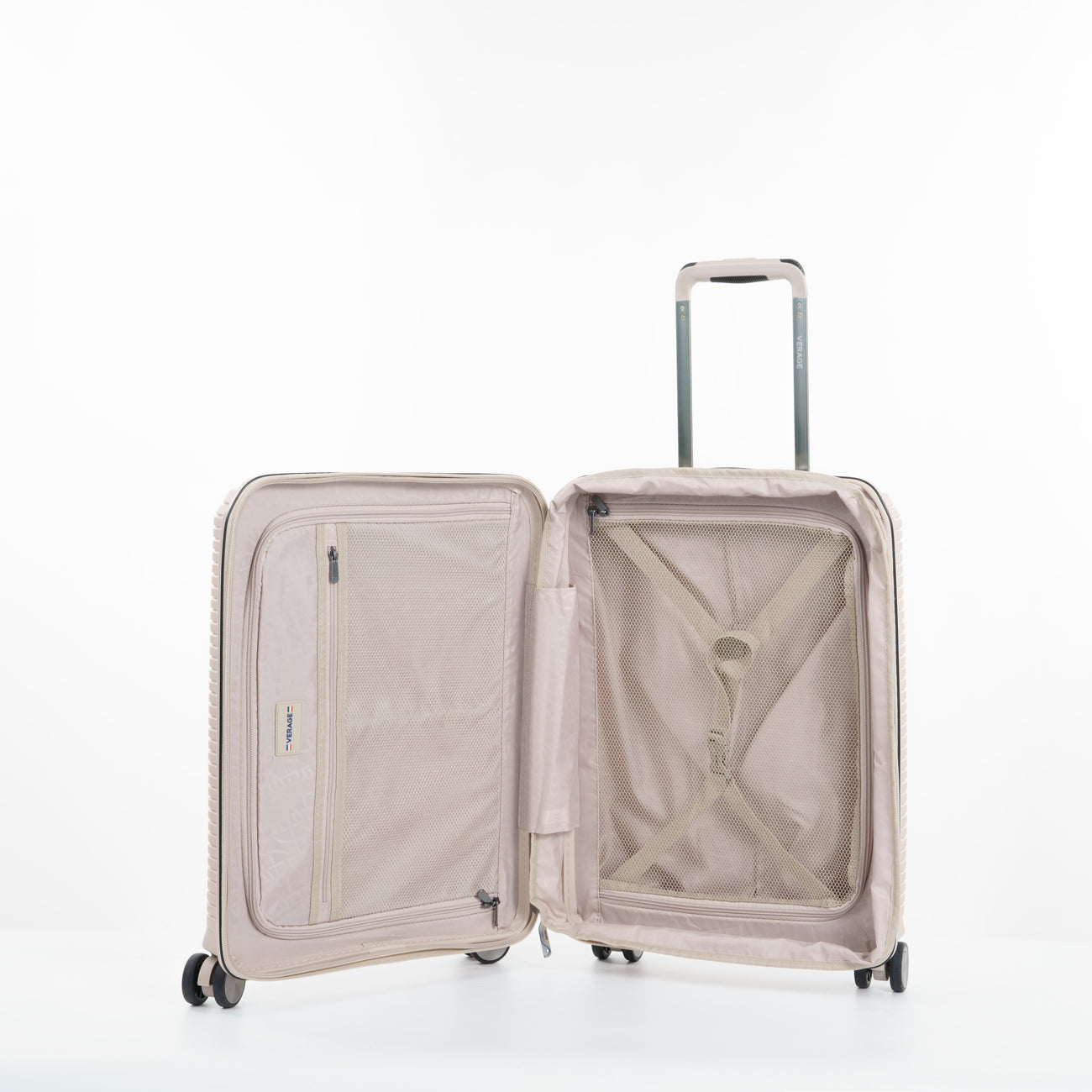 סט שלישיית מזוודות יוקרה קשיחות מהסדרה עטורת הפרסים מבית VERAGE דגם ROME MONTI